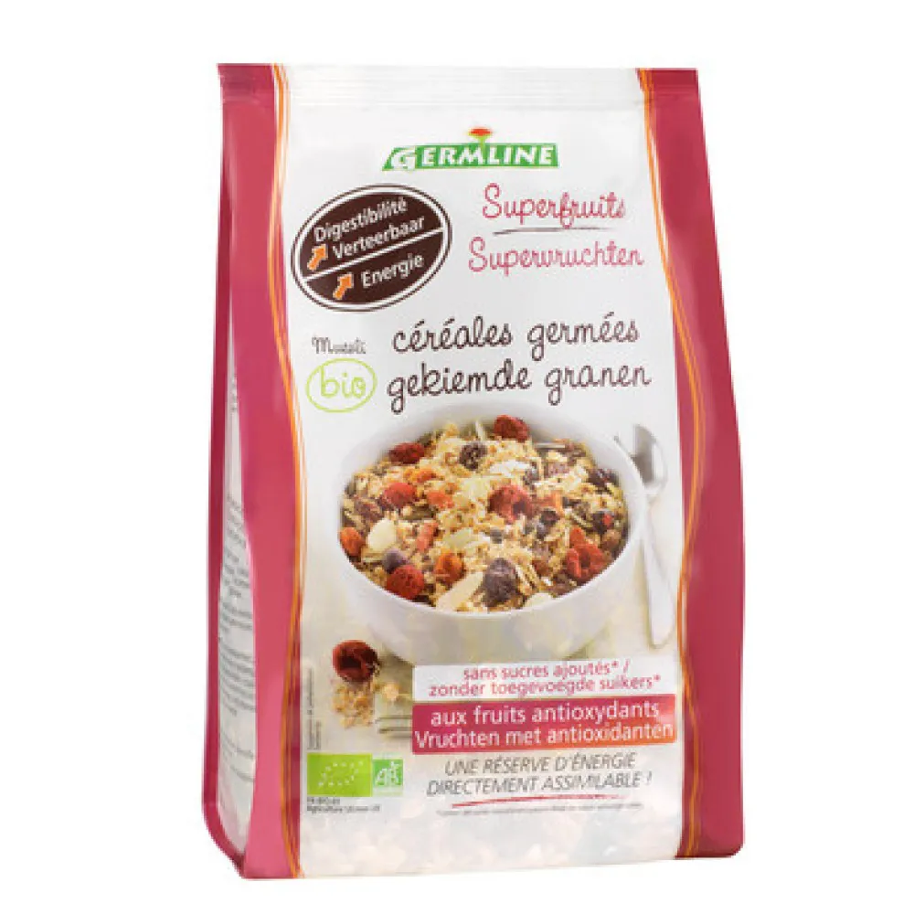 Musli din cereale germinate cu superfructe bio (350 grame)