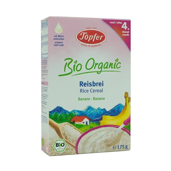 TOPFER CEREALE OREZ CU BANANE 4LUNI 175GR