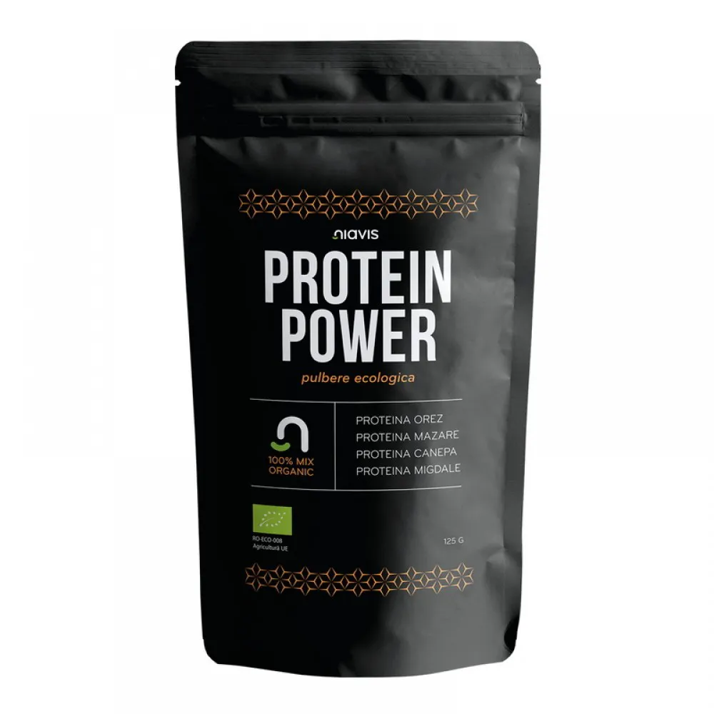 Protein Power - Mix ecologic (125 grame), Niavis