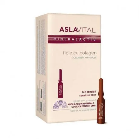 1580 ASLAVITAL Fiole cu colagen, 10 fiole*2 ml