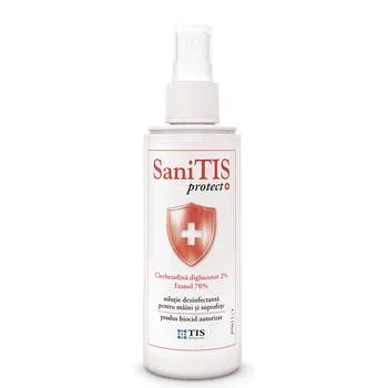Solutie dezinfectanta SaniTIS Protect, 110ml, Tis Farmaceutic