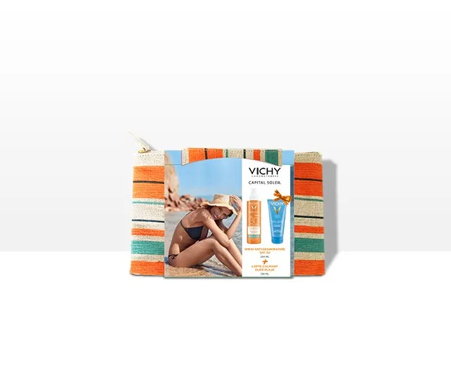 VICHY Capital Soleil Spray anti-deshidratare SPF30 x 200ml + Lapte dupa plaja 100ml