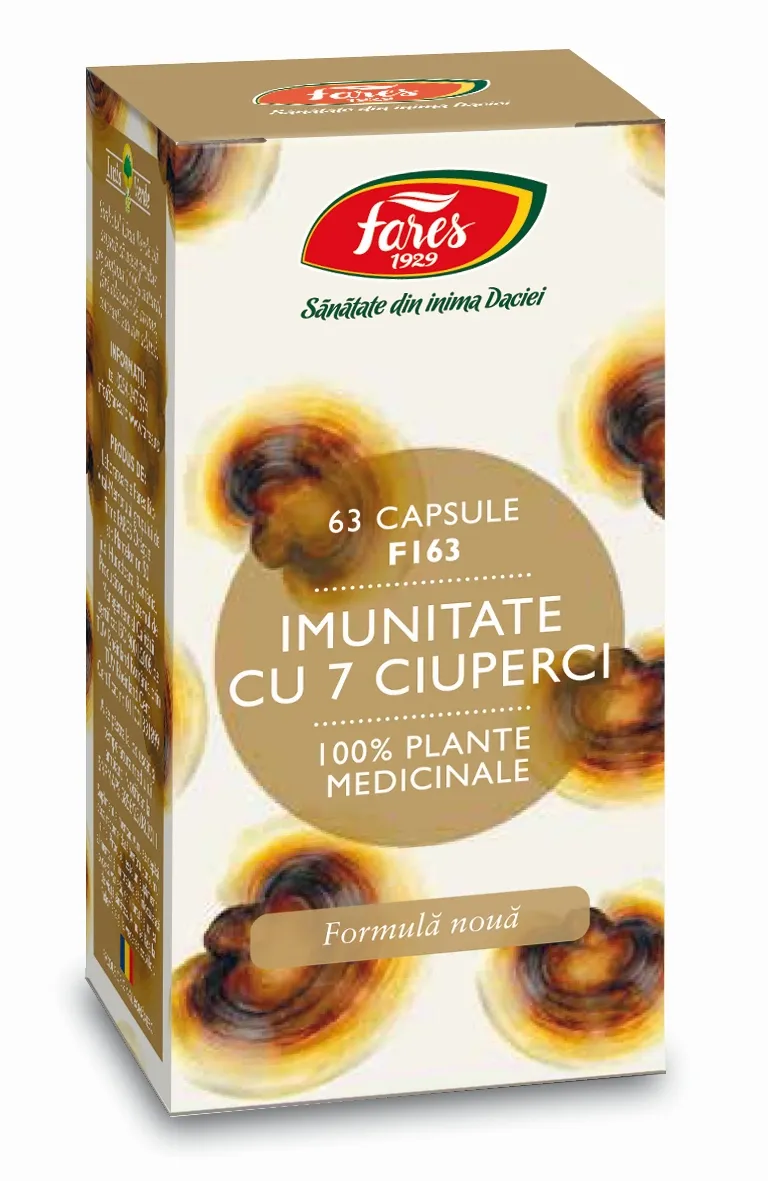 Imunitate Cu 7 ciuperci x 63cps (Fares)