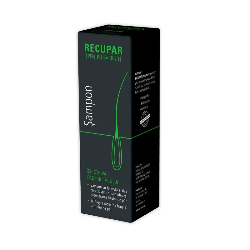 Zdrovit Recupar Pharma Caffeine Sampon pentru barbati 200ml