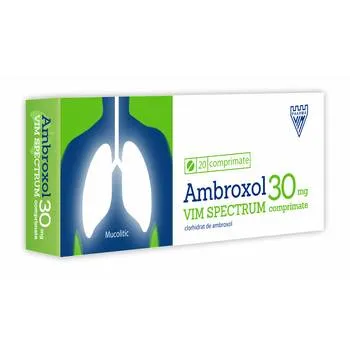 Ambroxol 30mg, 20 comprimate,  Vim Spectrum