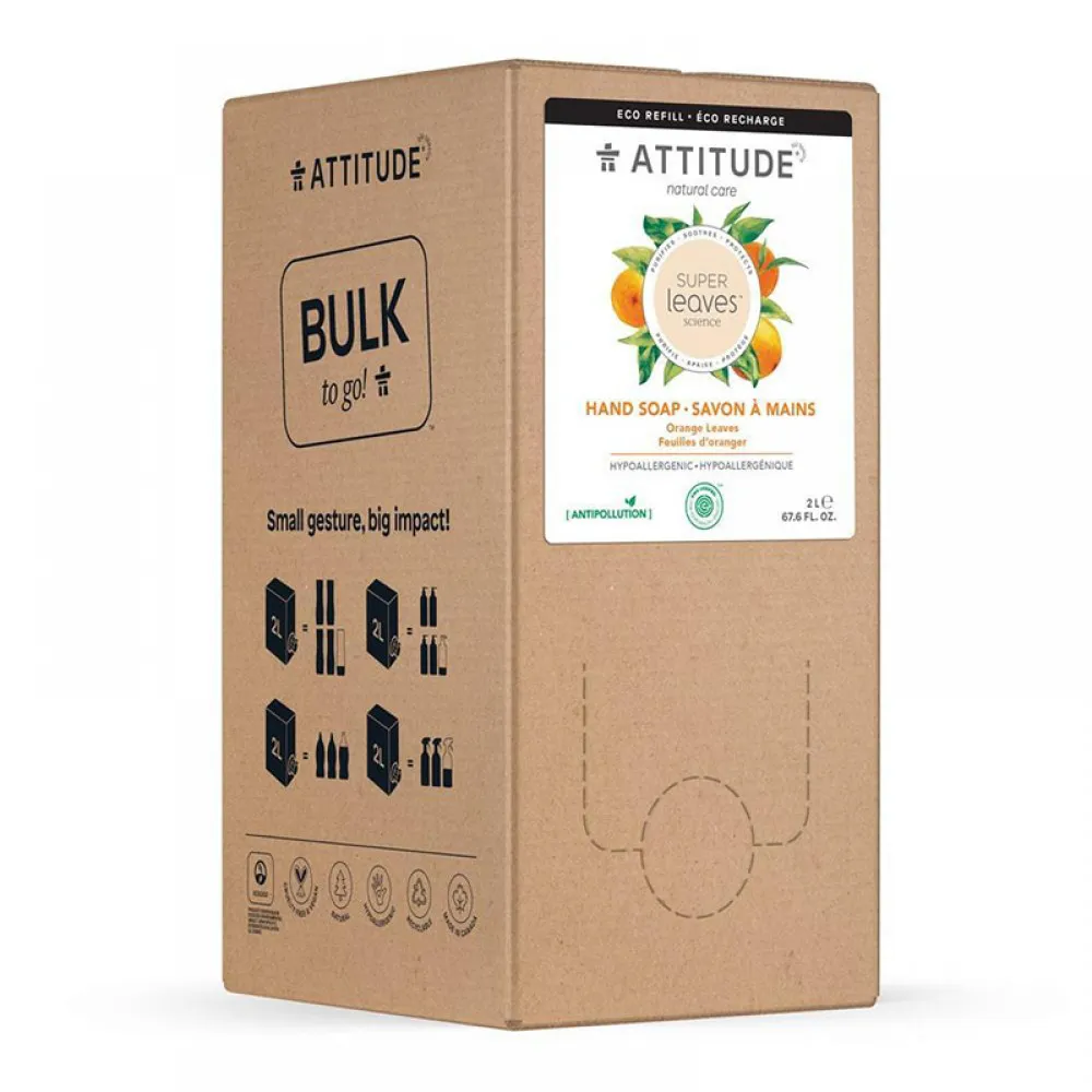 Rezerva Superleaves Sapun de maini din frunze de portocal (2 L), Attitude