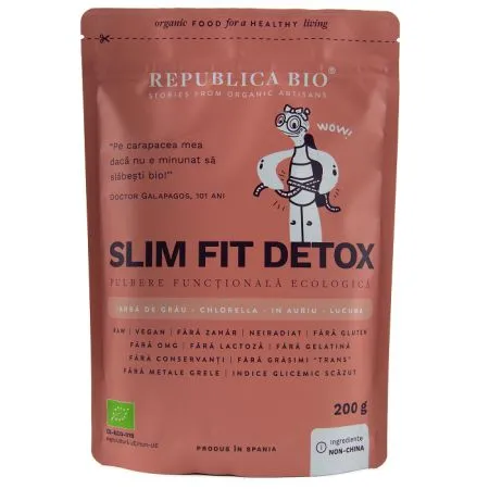 Pulbere Bio slim fit detox, 200 g, Republica Bio