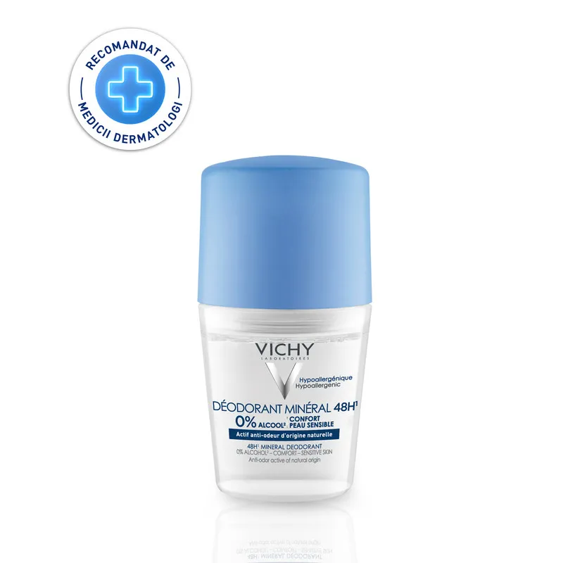 VICHY DEO ROLL ON DEODORANT MINERAL 48H 50ML