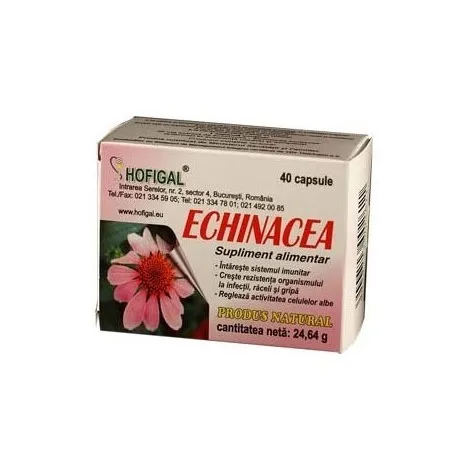 HOFIGAL ECHINACEEA 500MG 40CPS