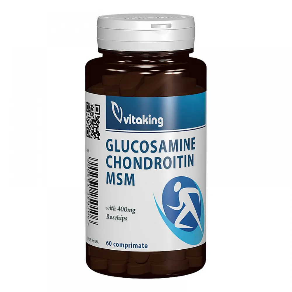 Glucozamina, Condroitina, MSM (60 comprimate), Vitaking