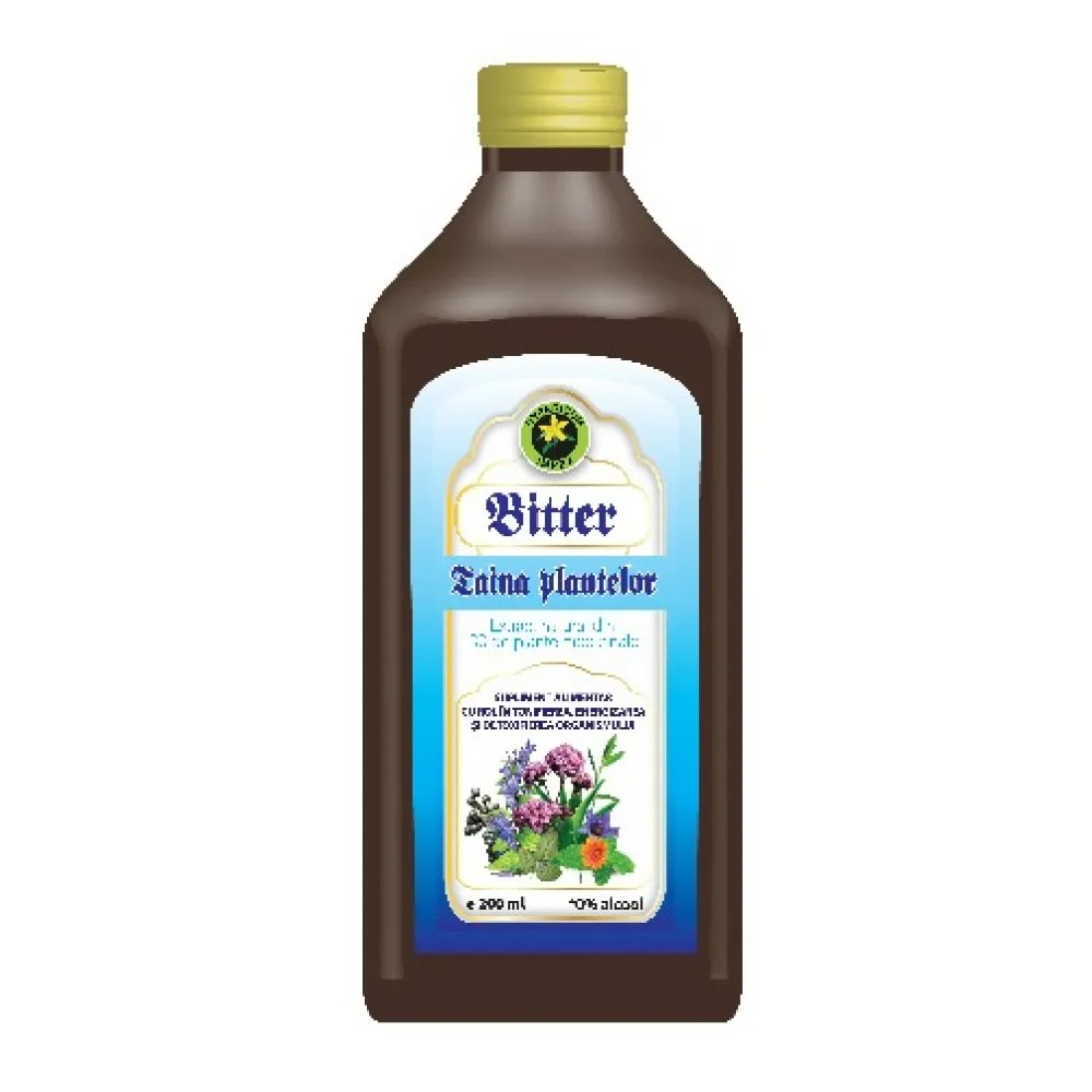 Bitter Taina Plantelor fara alcool (200 ml), Hypericum