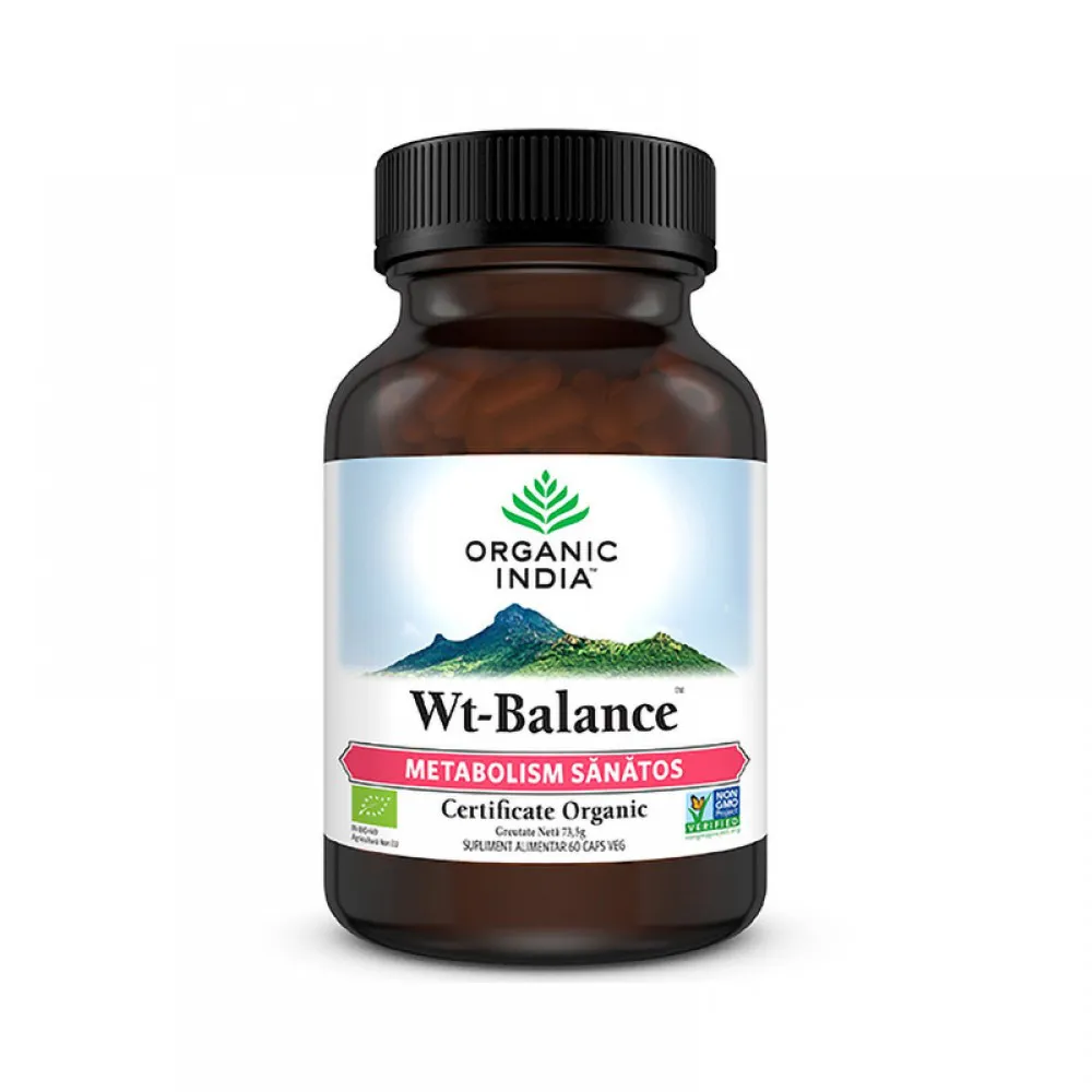 WT Balance - metabolism sanatos (60 capsule), Organic India