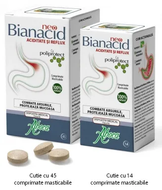 Aboca Neobianacid acid si reflux 45tb