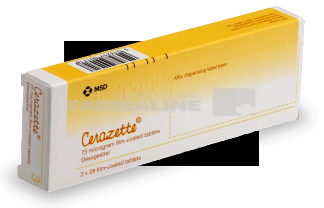 CERAZETTE 0,075 mg x 3 COMPR. FILM. 0,075mg NV ORGANON
