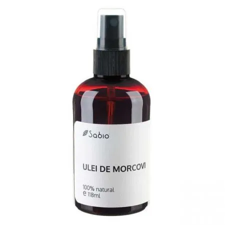 Ulei de morcovi, 118 ml, Sabio