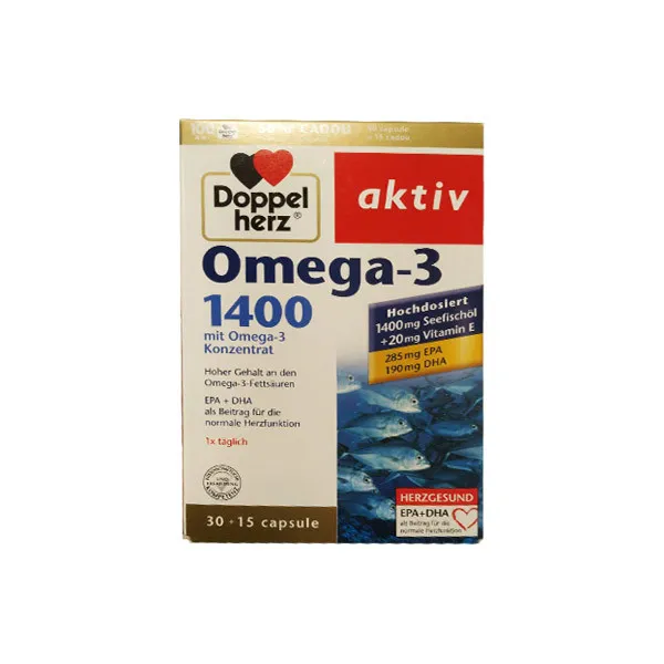 DOPPELHERZ AKTIV OMEGA 3 1400MG X 30 CAPSULE + 15 GRATIS