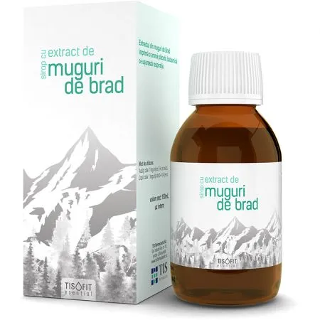 Sirop cu muguri de brad Tisofit, 150 ml, Tis