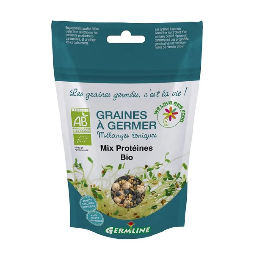Mix proteic pentru germinare (naut, linte verde, schinduf) bio (200g)