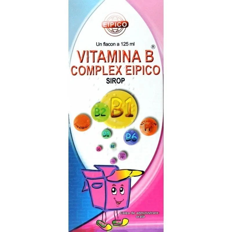 EIPICO VITAMINA B COMPLEX SIROP 125ML