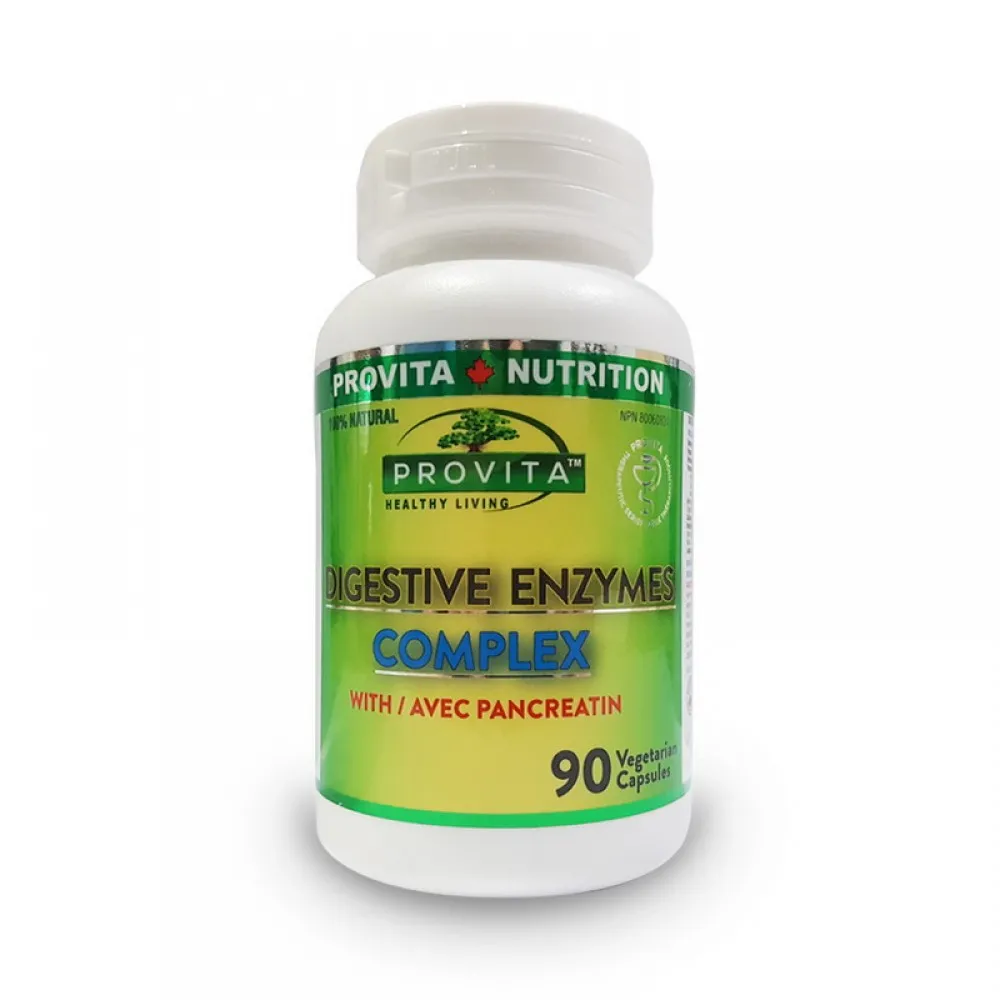 Complex enzime digestive (90 capsule), Provita Nutrition