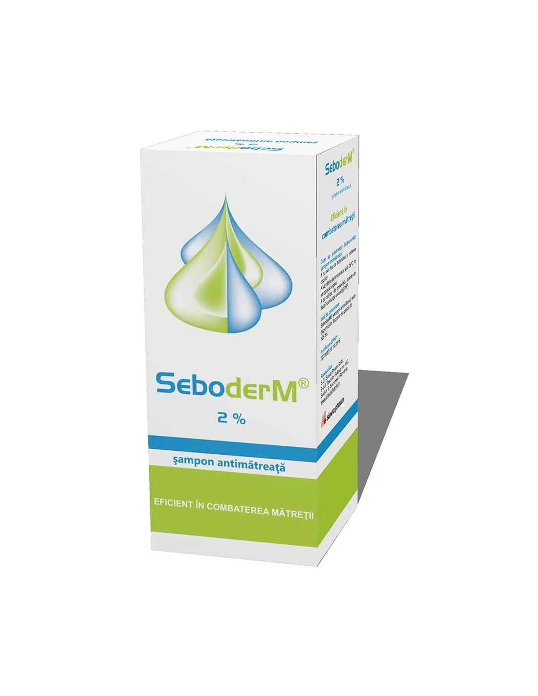 SeboderM Sampon Antimatreata 2% x 125 ml (Slavia Pharm)