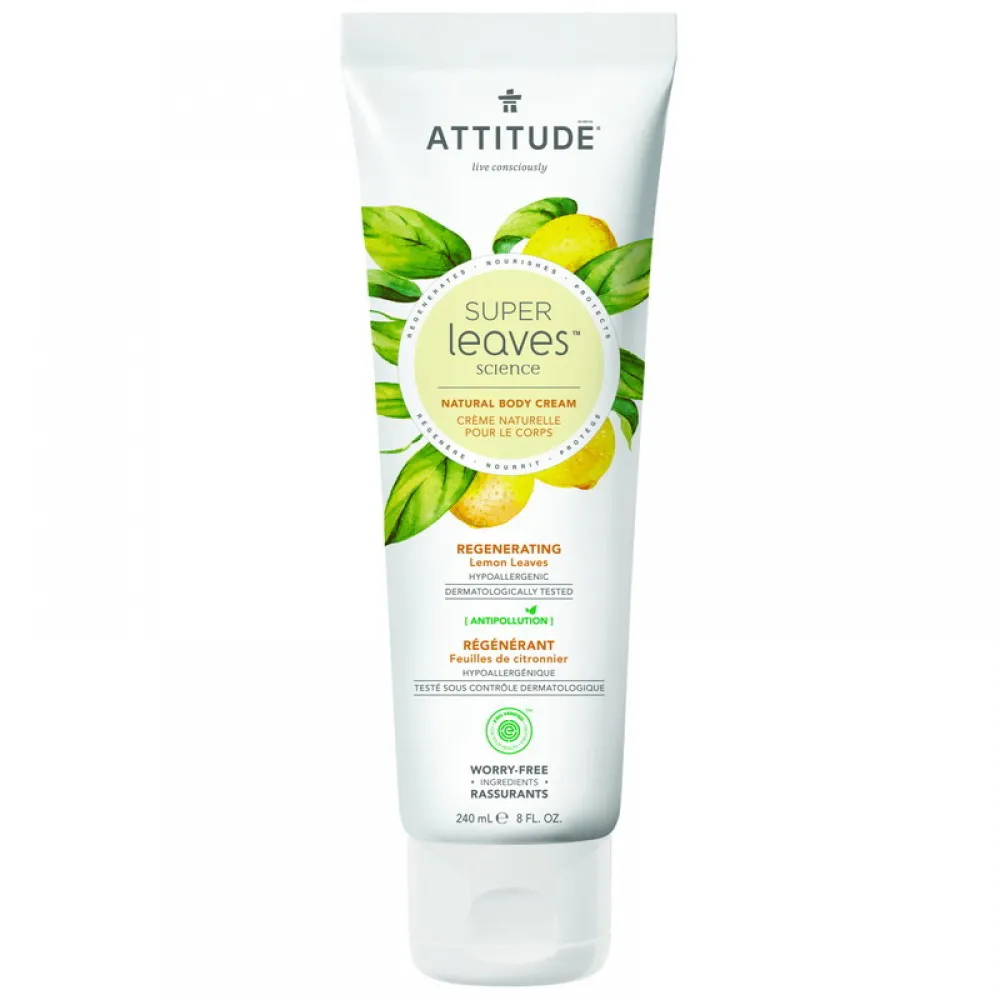 Superleaves Crema de corp - Regeneratoare (240 ml), Attitude