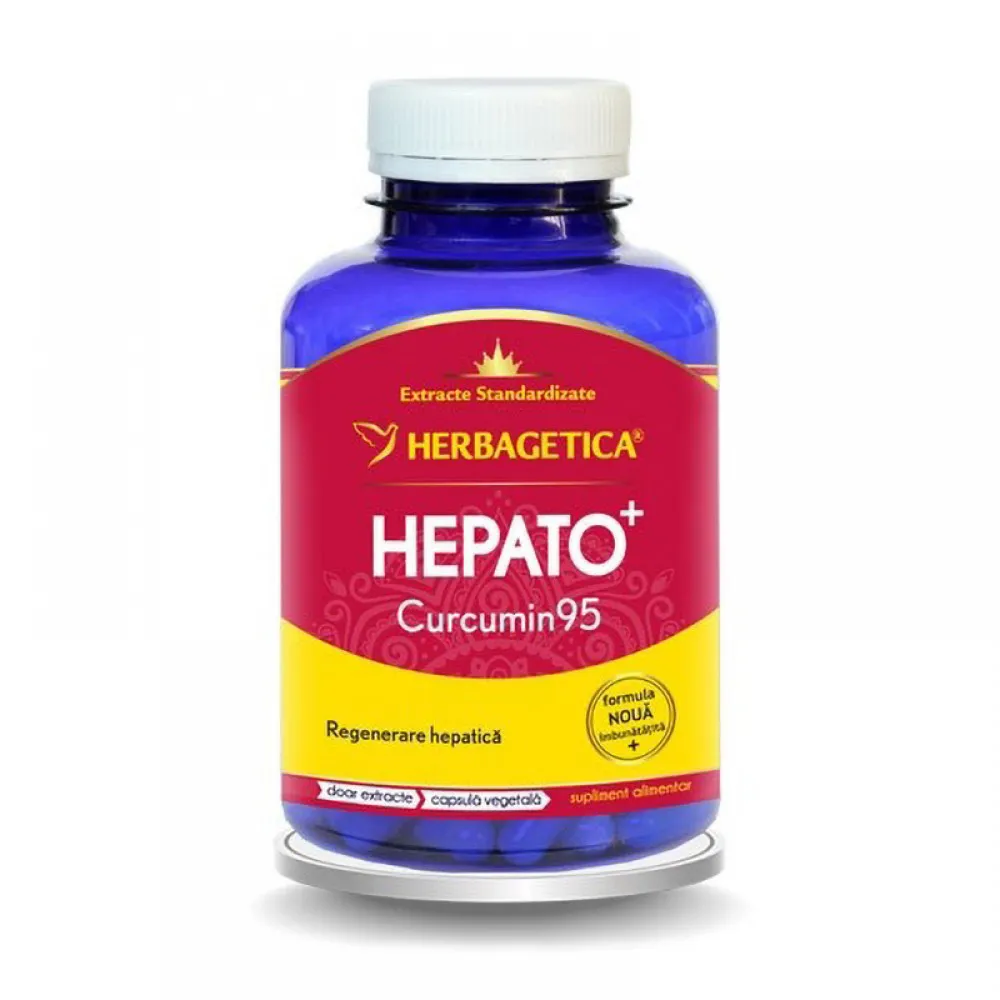Hepato Curcumin 95 (120 capsule), Herbagetica