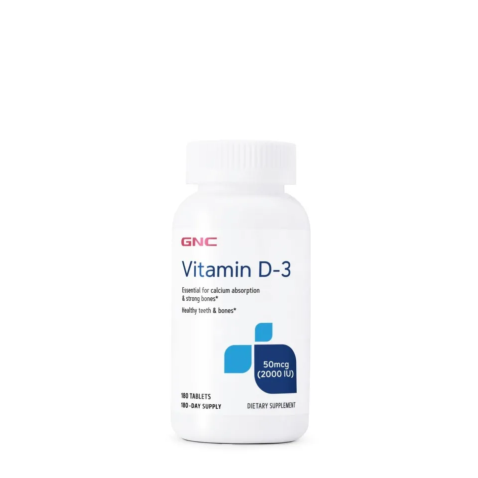 GNC VITAMINA D-3 2000UI X 180 TABLETE