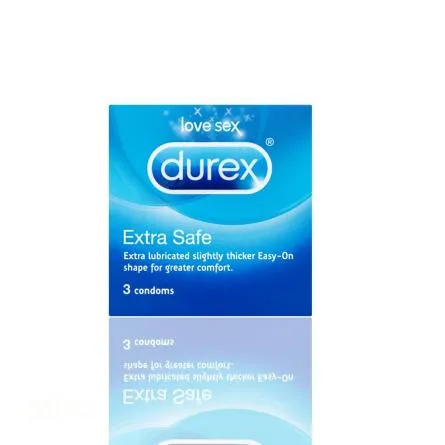 Prezervative Extra Safe, 3 bucati, Durex