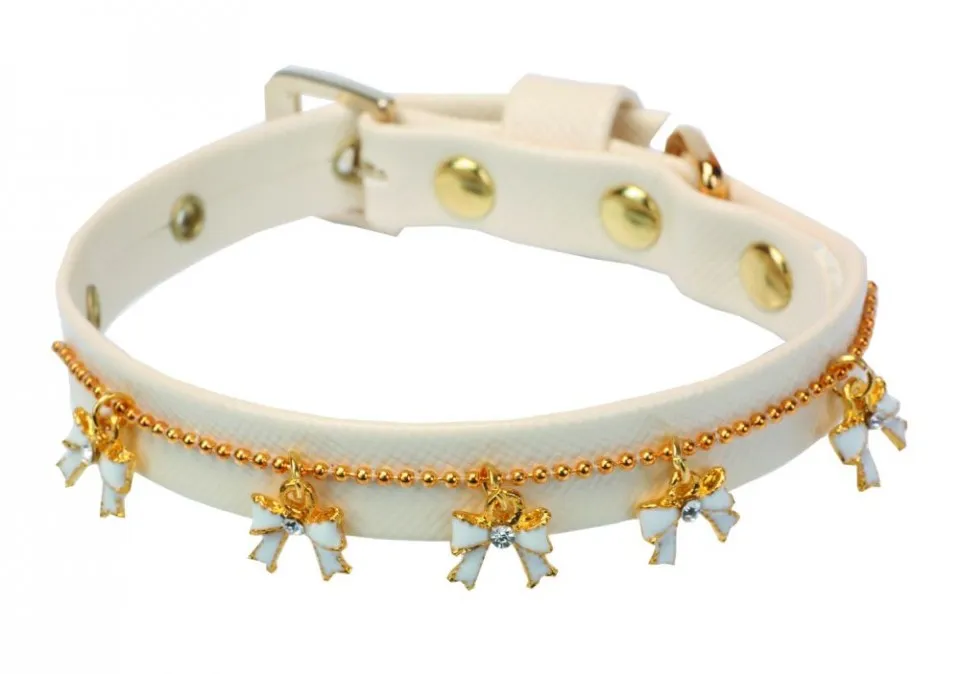 Zgarda Angeline - 25cm - Crem