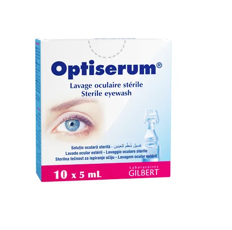 Optiserum sol.oculara 5ml x 10unidz
