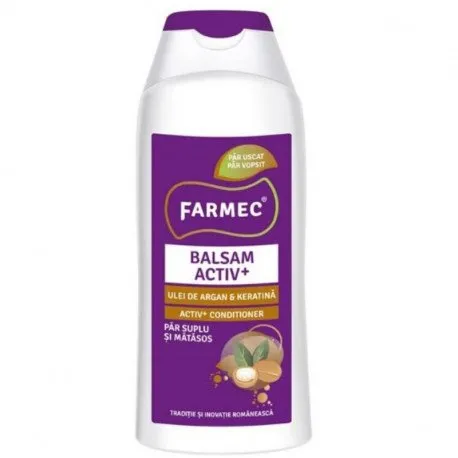 Farmec, balsam Activ, cu ulei de argan si keratina, 200 ml