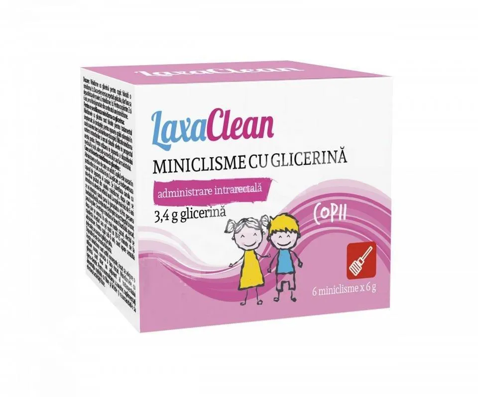 VITALIA LAXACLEAN MINICLISME GLICERINA COPII 3.4G 6BUC