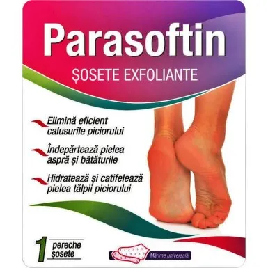 Zdrovit Parasoftin sosete exfoliante 20 ml x 2 sosete
