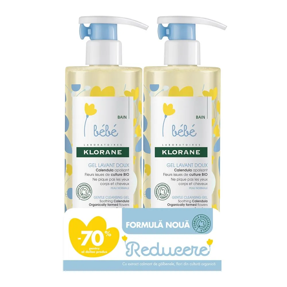 Klorane Bebe Gel Spumant 500ml 1+ 70%off