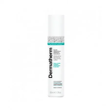 Dermatherm Fluid organic hidratant si matifiant pentru tex mixt si gras, 50ml