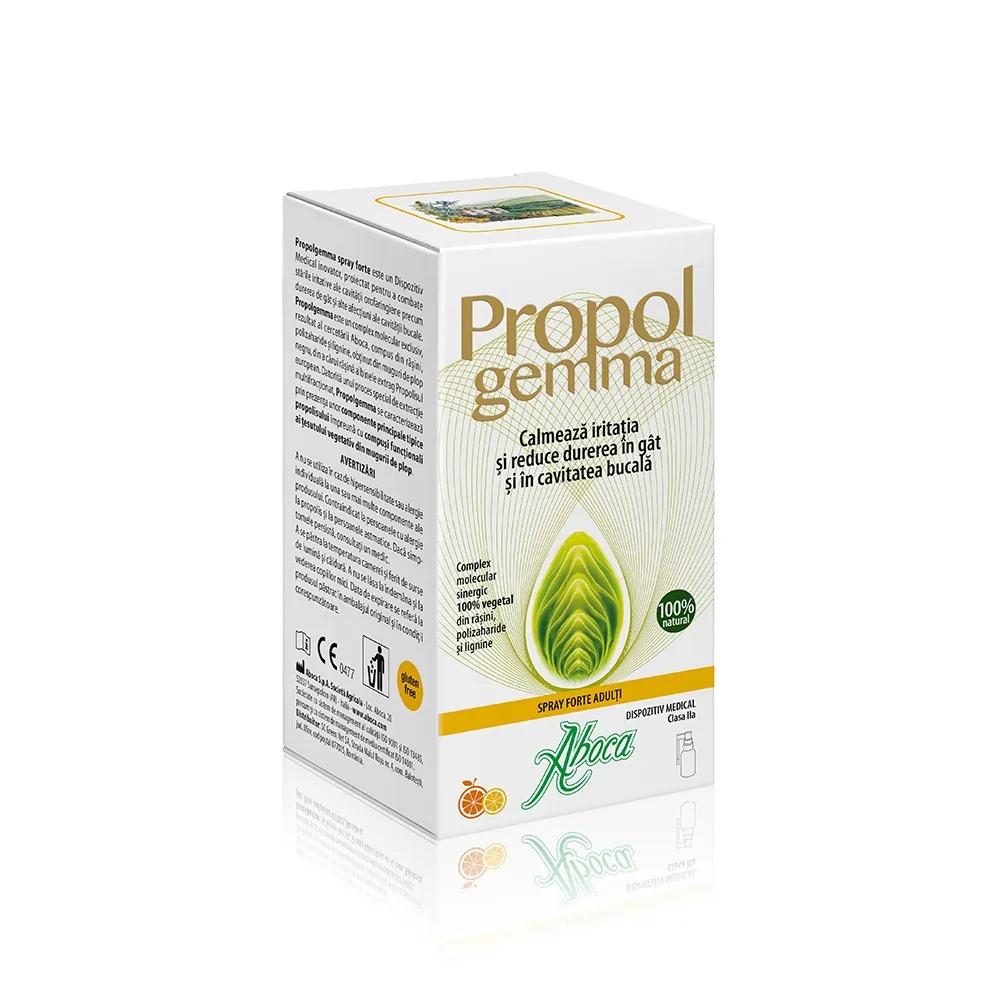 Aboca Propolgemma spray cu alcool pentru adulti 30 ml