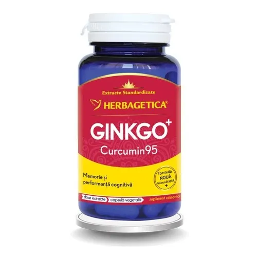 GINKGO Curcumin95 x 60cps(Herbagetica)