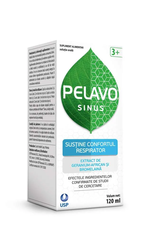 PELAVO SINUS SOLUTIE ORALA 120ML