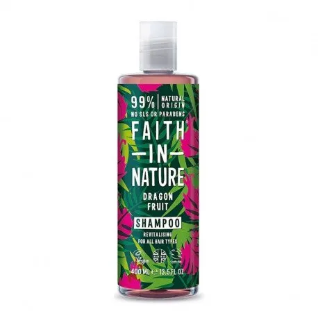 Faith in Nature Sampon natural revitalizant cu Fructul Dragonului, 400 ml