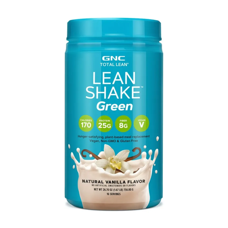 GNC TOTAL LEAN SHAKE GREEN NAT VANILLA 756.8G