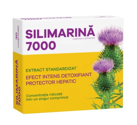 Silimarina 7000, 30 comprimate, Fiterman