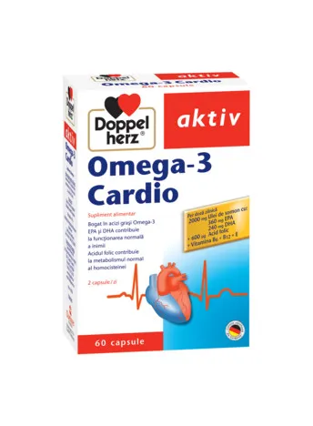 Omega 3 Cardio, 60 capsule, Doppelherz