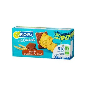 Biscuiti eco glazurati cu ciocolata, 192g, Bjorg