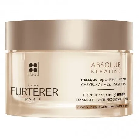 Rene Furterer Absolue Masca Keratine pentru par deteriorat cu structura groasa, 200 ml