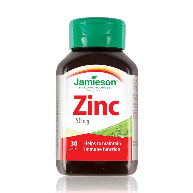 JAMIESON ZINC 50MG X 30 TABLETE