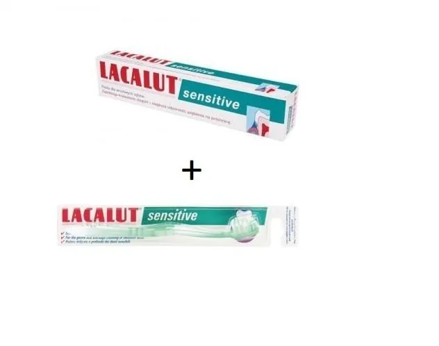 LACALUT SENSITIVE PASTA 75 ML + PERIUTA SENSITIVE CADOU
