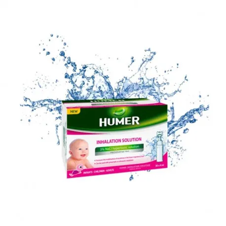 HUMER sol hipertonica inhalator 3%, 30x4ml