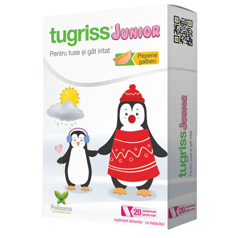 Tugriss Junior, 20 comprimate, Polisano Pharmaceuticals