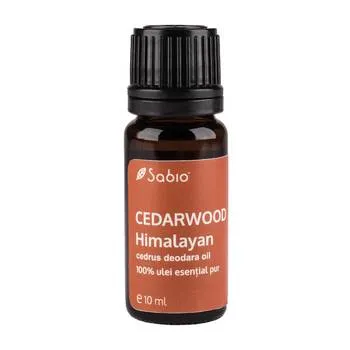 Ulei esential pur Cedarwood Himalayan (cedrus deodara oil), 10ml, Sabio